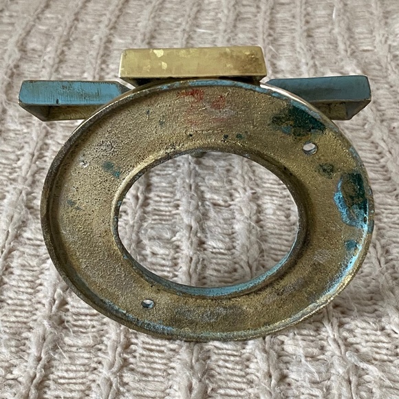 High Cross & Vine Scrolls Verdigris Door Knocker - Picture 8 of 16